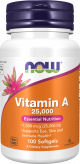 NOW Vitamin A 25,000 IU 100 softgels