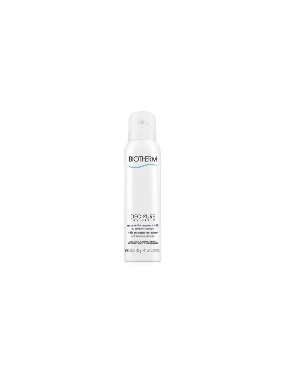roltrap poeder component Biotherm Deo Pure Invisible 48H Antiperspirant Spray - 150ml