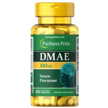 Puritan's Pride DMAE 100 mg neuro precursor 100 capsules 1861