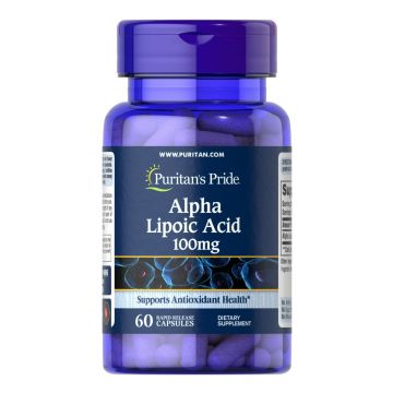 Puritan's Pride Alpha Lipoic Acid 100mg 60 capsules 6006 