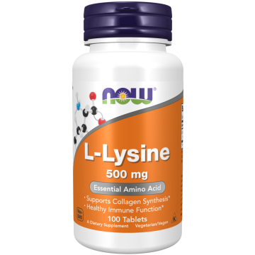 NOW L-Lysine 500 mg 100 tablets
