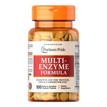 Puritan's Pride Multi Enzyme Formula 100 tablets 10332