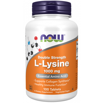 NOW L-Lysine 1000 mg 250 capsules