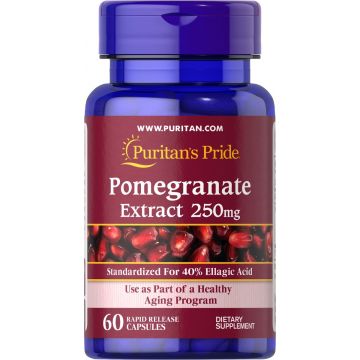 Puritan's Pride Pomegranate Extract 250mg 60 capsules 13566