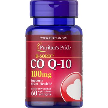 Puritan's Pride Co Q-10 100 mg 60 Softgels 15593