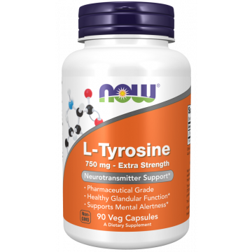 NOW L-Tyrosine 750 mg 90 capsules
