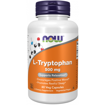NOW L-tryptophan 500 mg 60 capsules