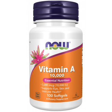 NOW Vitamin A 10.000 IU 100 softgels