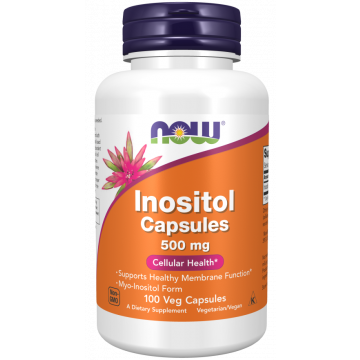 NOW Inositol 500 mg 100 capsules