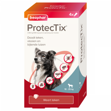 Beaphar ProtecTix dog 10-25kg 4 pipettes