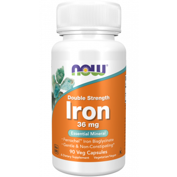 NOW Iron double strength 36 mg 90 capsules