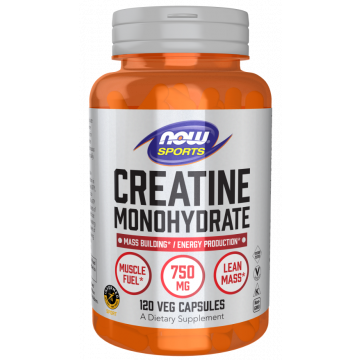 NOW Sports Creatine Monohydrate 750 mg 120 capsules