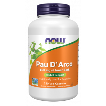 NOW Pau D'Arco 500 mg 250 capsules