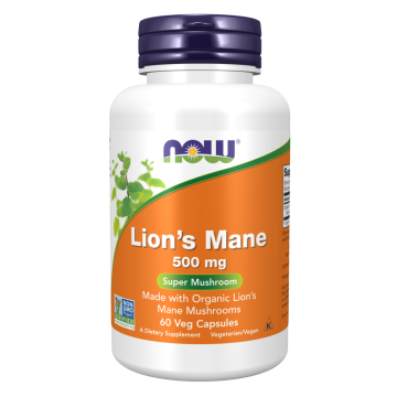 NOW Lion's Mane 500 mg 60 capsules