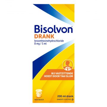 Bisolvon hoestdrank 8 mg. 200 ml