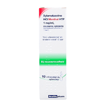 Healthypharm Nasal spray Xylometazoline Menthol 10 ml