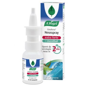 A. Vogel Cinuforce neusspray extra sterk + menthol 20 ml