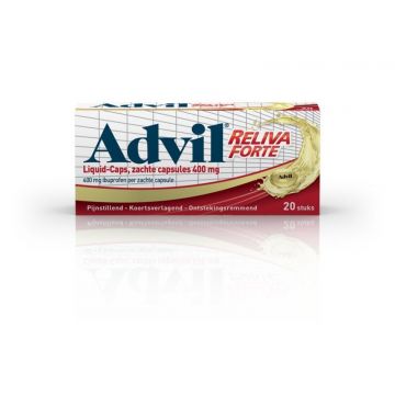 Advil Reliva Forte 400 mg 20 Liquid-Caps (Spalt liquid)