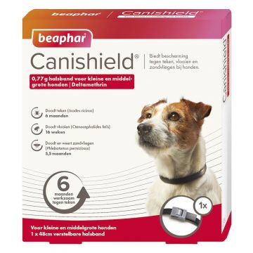 Beaphar Canishield Collar for Small and Medium Dogs 1 x 48 cm Band