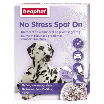 Beaphar No Stress Spot on for Dogs 3 Pipettes