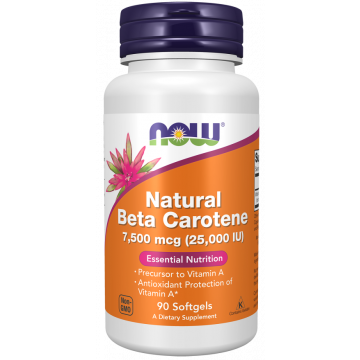 NOW Beta carotene 7500 mcg 90 softgels