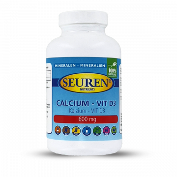 Seuren Nutrients Calcium 600 mg D3 200 Tabletten