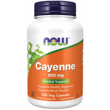 NOW Cayenne 500 mg 250 capsules