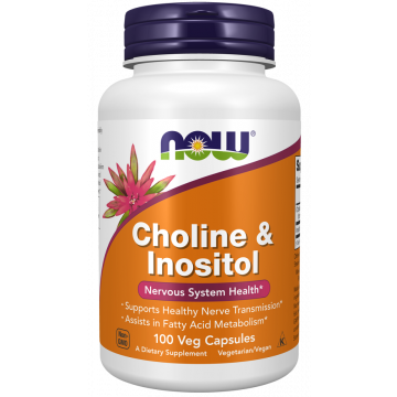 NOW Choline & Inositol 500 mg 100  capsules