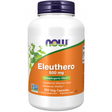NOW Eleuthero  500 mg 250 capsules
