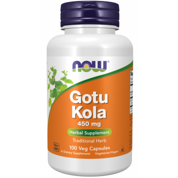 NOW Gotu Kola 450 mg 100 capsules