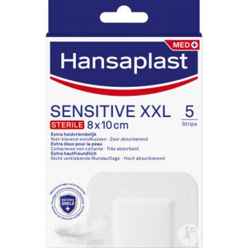 Hansaplast Sensitive XXL 5 strips 8x10cm