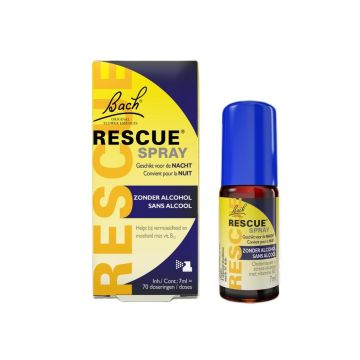 Bach Rescue Nacht Spray zonder alcohol 7ml