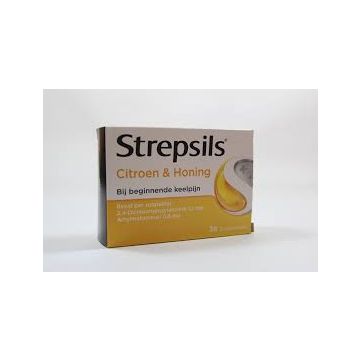 Strepsils Citroen & Honing 36 Zuigtabletten