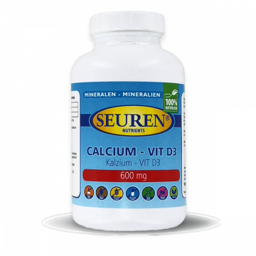 Seuren Nutrients Calcium 600 mg D3 100 Tabletten