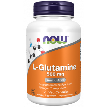 NOW L-Glutamine 500 mg 120 capsules