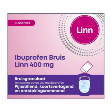 Linn Ibuprofen Effervescent Sachets 400mg 10PCS