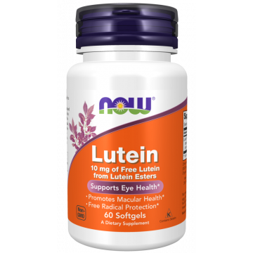 NOW Lutein 10 mg 60 softgels