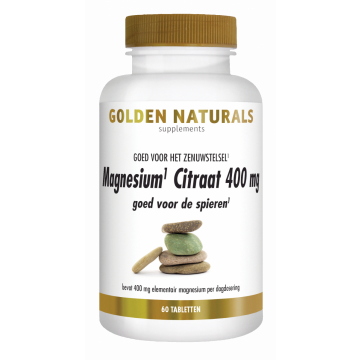 Golden Naturals Magnesium Citrate 400mg 60 tablets