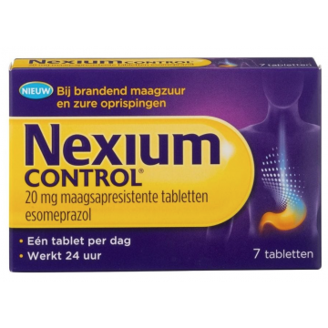 Nexium Control 7 Maagsapresistente Tabletten