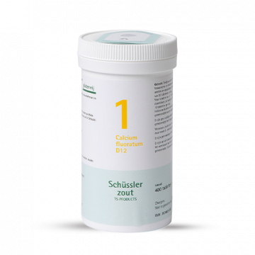 Schussler salt pfluger No. 1 Calcium floratum D12 400 Tablets Gluten free