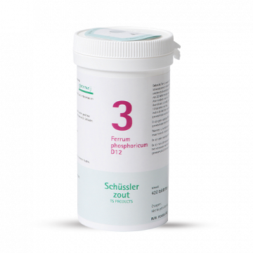 Schussler Salts Pflüger Nr 03 | Ferrum phosphoricum D12 | 400 Tablets | Gluten Free