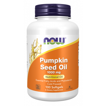 NOW Pumpkin Seed Oil 1000 mg 100 softgels