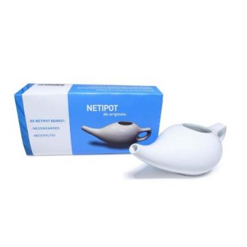 Ayurveda Health Netipot Earthenware white