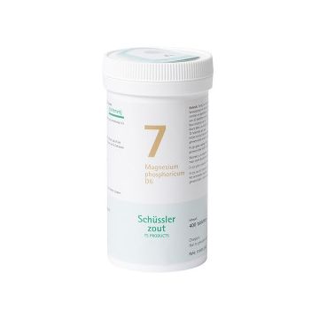 Schussler zout pfluger nr 7 Magnesium Phosphoricum D6 400 Tabletten Glutenvrij