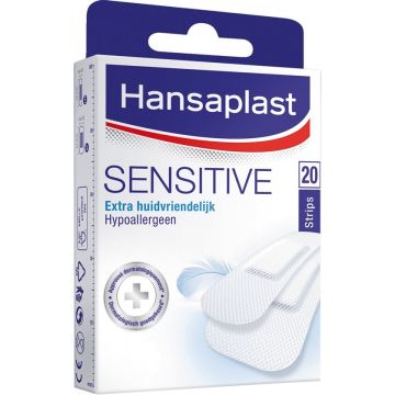 Hansaplast  Sensitive pleister Extra Huidvriendelijk 20 strips