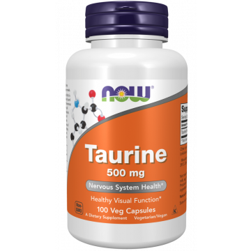 NOW Taurine 500 mg 100 capsules
