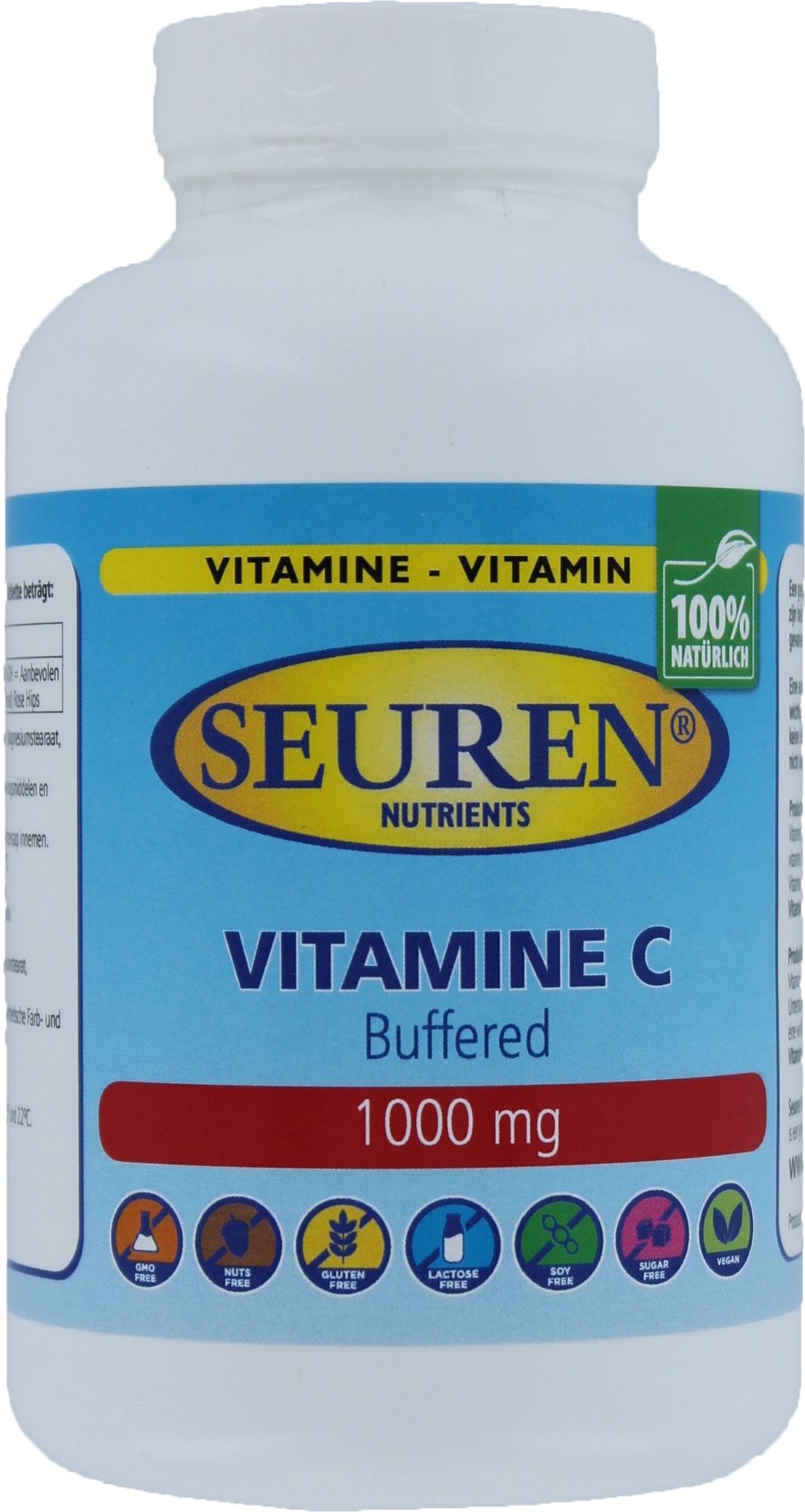 Seuren Nutrients Buffered Vitamine C 1000 Mg 0 Tabletten