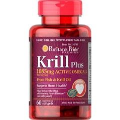 Puritan s Pride Krill plus 1085 mg active omega 3 60 capsules 34783