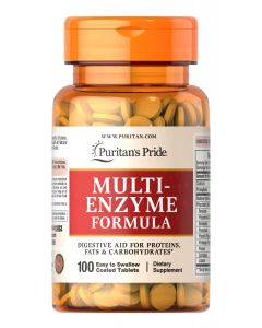 Puritan's Pride Multi Enzyme Formula 100 tablets 10332