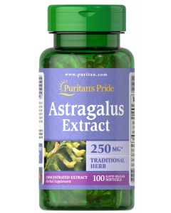 Puritan's Pride Astragalus extract 250 mg 100 Softgels 30457